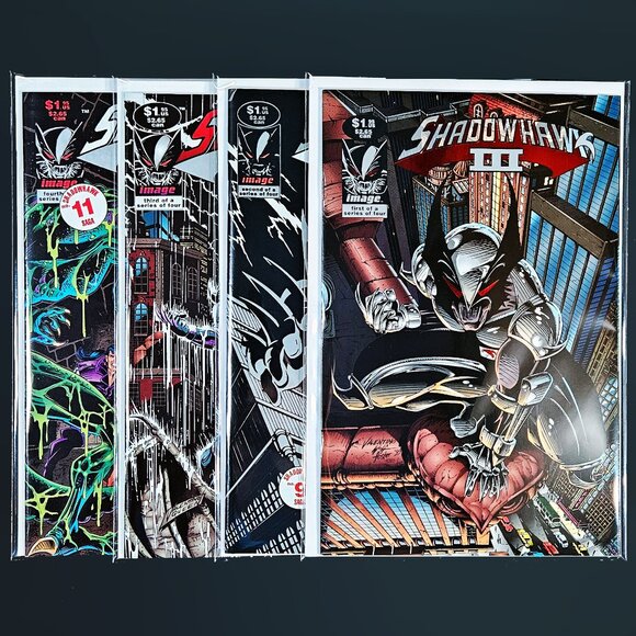 Shadowhawk 1-4 - Vol. 3 🔑 issue (1993-94) - Picture 1 of 9